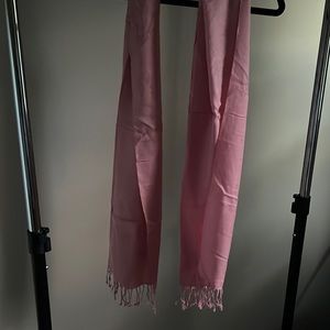 Silky pink scarf